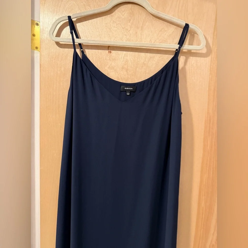 Babaton Templeton Slip Dress in Navy - Picture 4 of 14